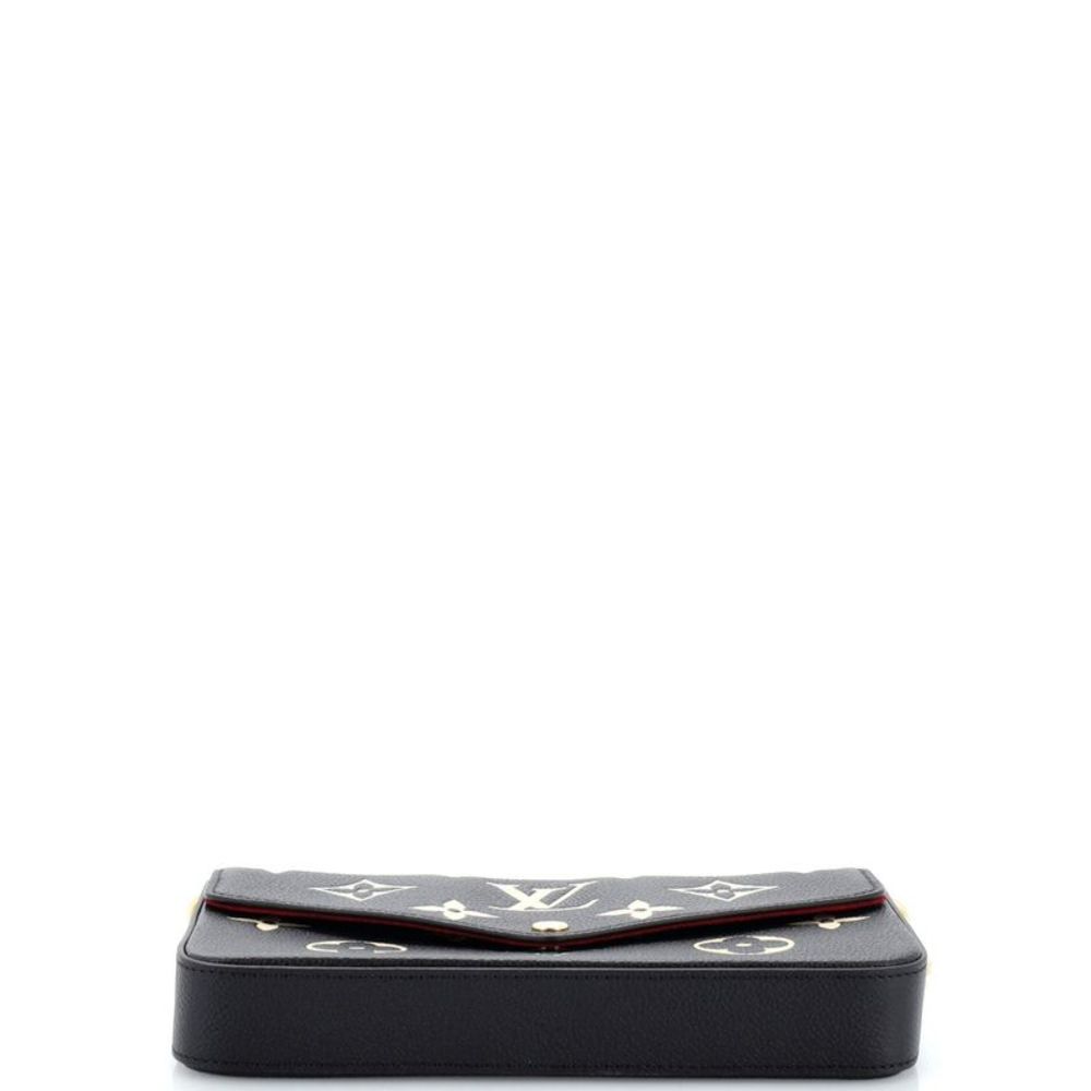 Louis Vuitton Felicie Pochette Bicolor Monogram Empreinte Giant Black - Picture 5 of 9
